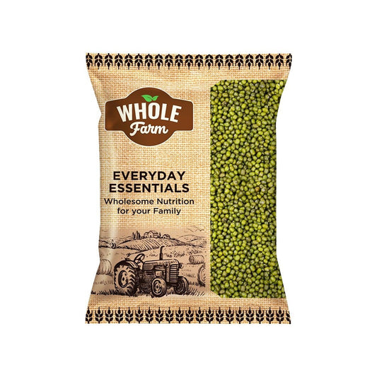 Whole Farm Premium Moong (Sabut) Green : 500 g