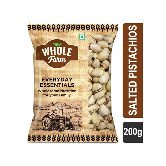 Whole Farm Premium Salted Pistachios : 200 g