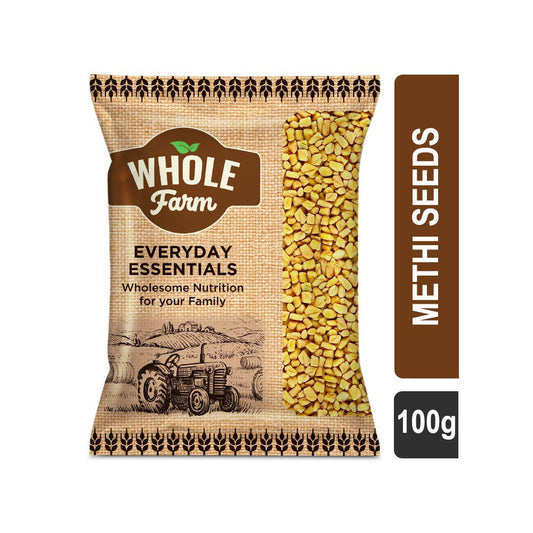 Whole Farm Premium Methi Seeds : 100 g
