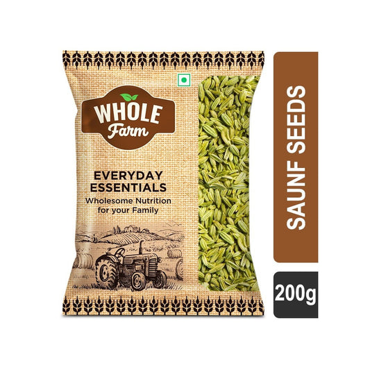 Whole Farm Premium Saunf Seeds : 200 g