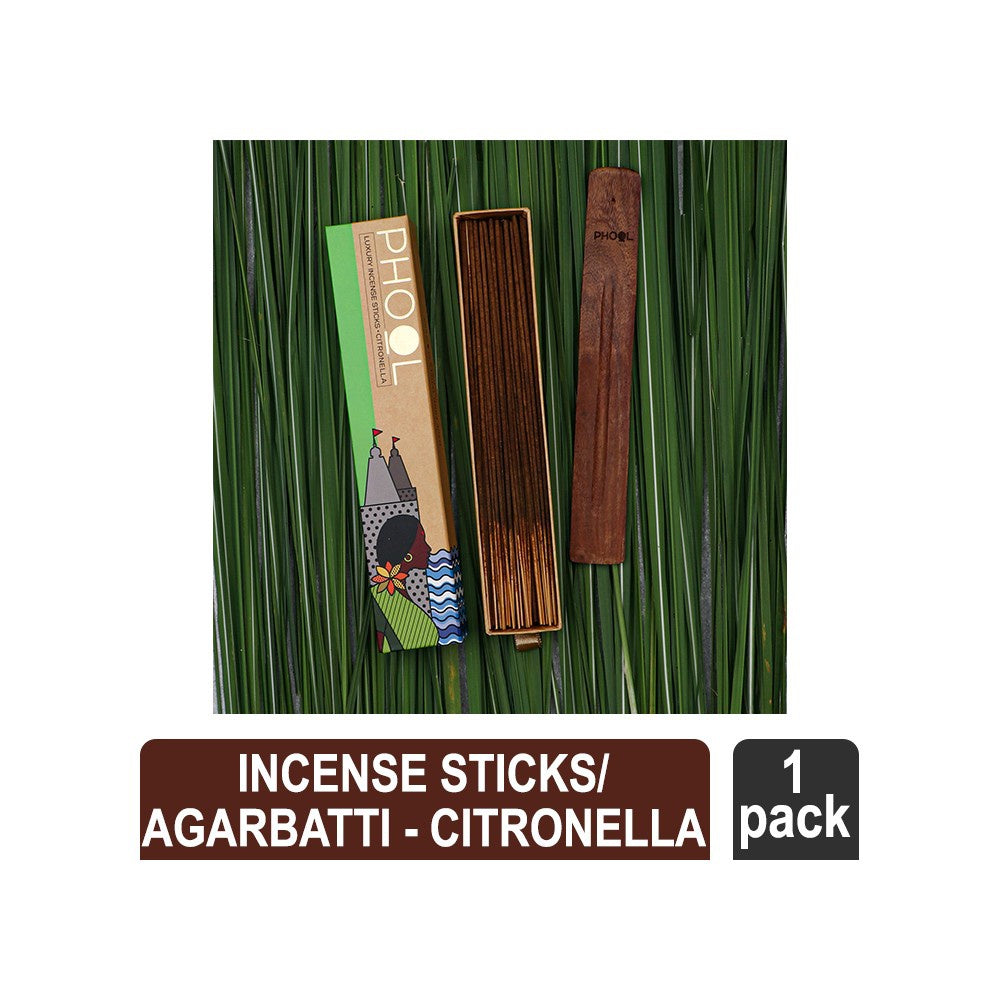 Phool Citronella Mosquito Repellant Incense Sticks : 1 pack