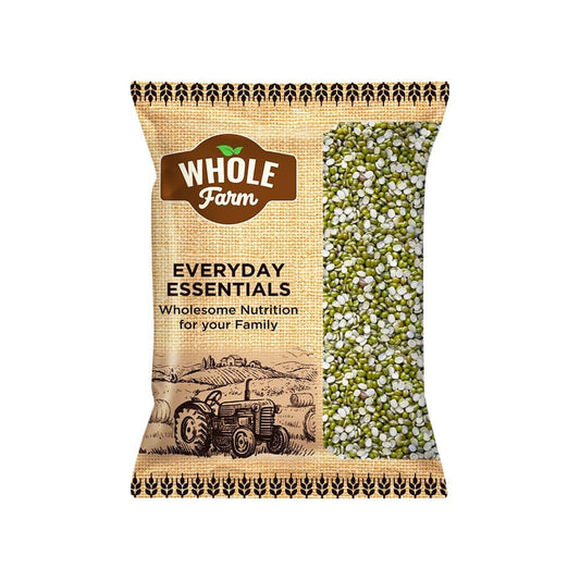 Whole Farm Premium Green Moong Dal (Chilka) : 1 kg
