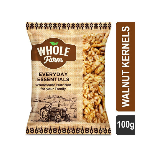 Whole Farm Premium 2 Halves Walnut Kernels : 100 g