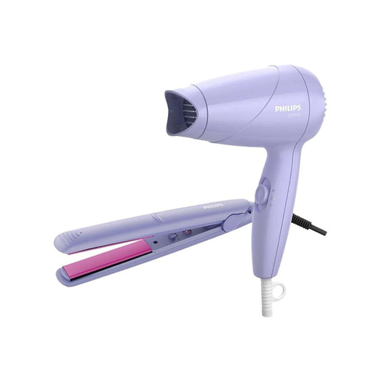 Philips HP8643/56 Miss Fresher's Hair Styling Kit (1000 Watts) (Pink, 1000W) : 1 pack