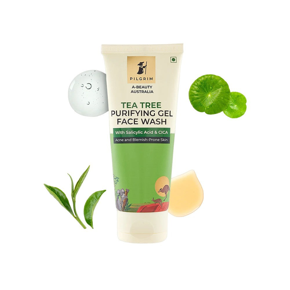 Pilgrim Tea Tree Purifying Gel Face Wash : 100 ml
