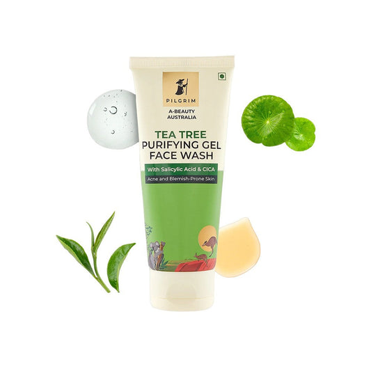 Pilgrim Tea Tree Purifying Gel Face Wash : 100 ml
