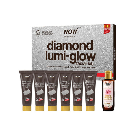Wow Skin Science Diamond Lumi-Glow Facial Kit : 85 ml