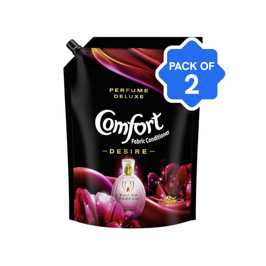 Comfort Fabric Conditioner (Perfume Deluxe) - Pack of 2 : 2 x 2 ltr