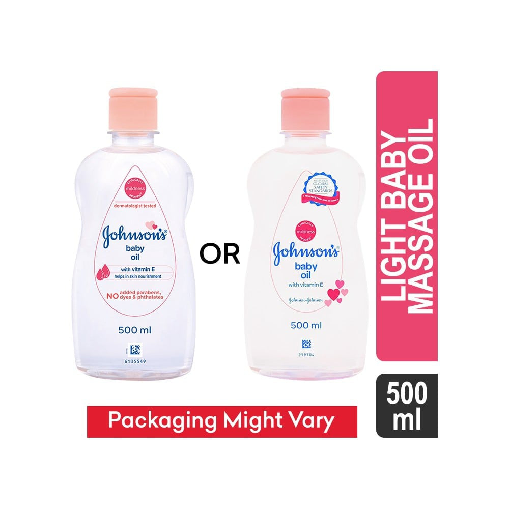 Johnson's Light Baby Massage Oil : 500 ml