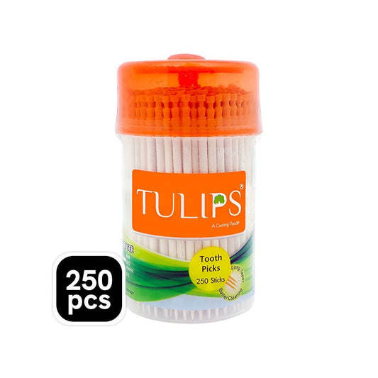 Tulips Wooden Toothpick : 1 pack (250 pieces)