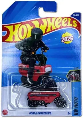 Honda Motocompo (Red) – Hot Wheels 2025 by Mattel