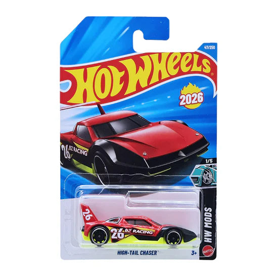 High-Tail Chaser (Red) – Hot Wheels by Mattel - Imported (B Case)