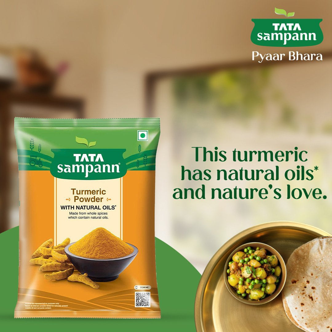 Tata Sampann Turmeric Powder with Natural Oils : 500 g