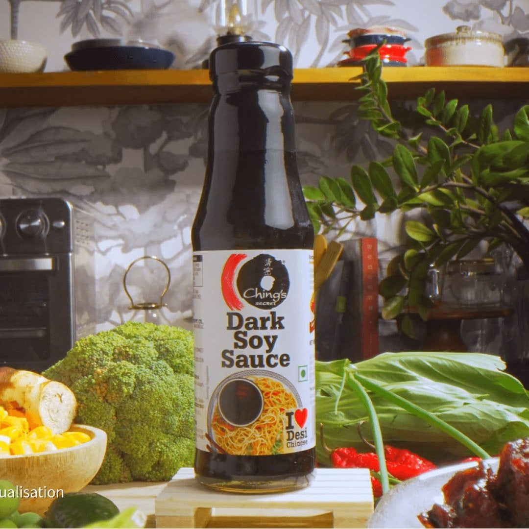 Ching's Secret Dark Soy Sauce Rich, Brown and Zesty : 210 g
