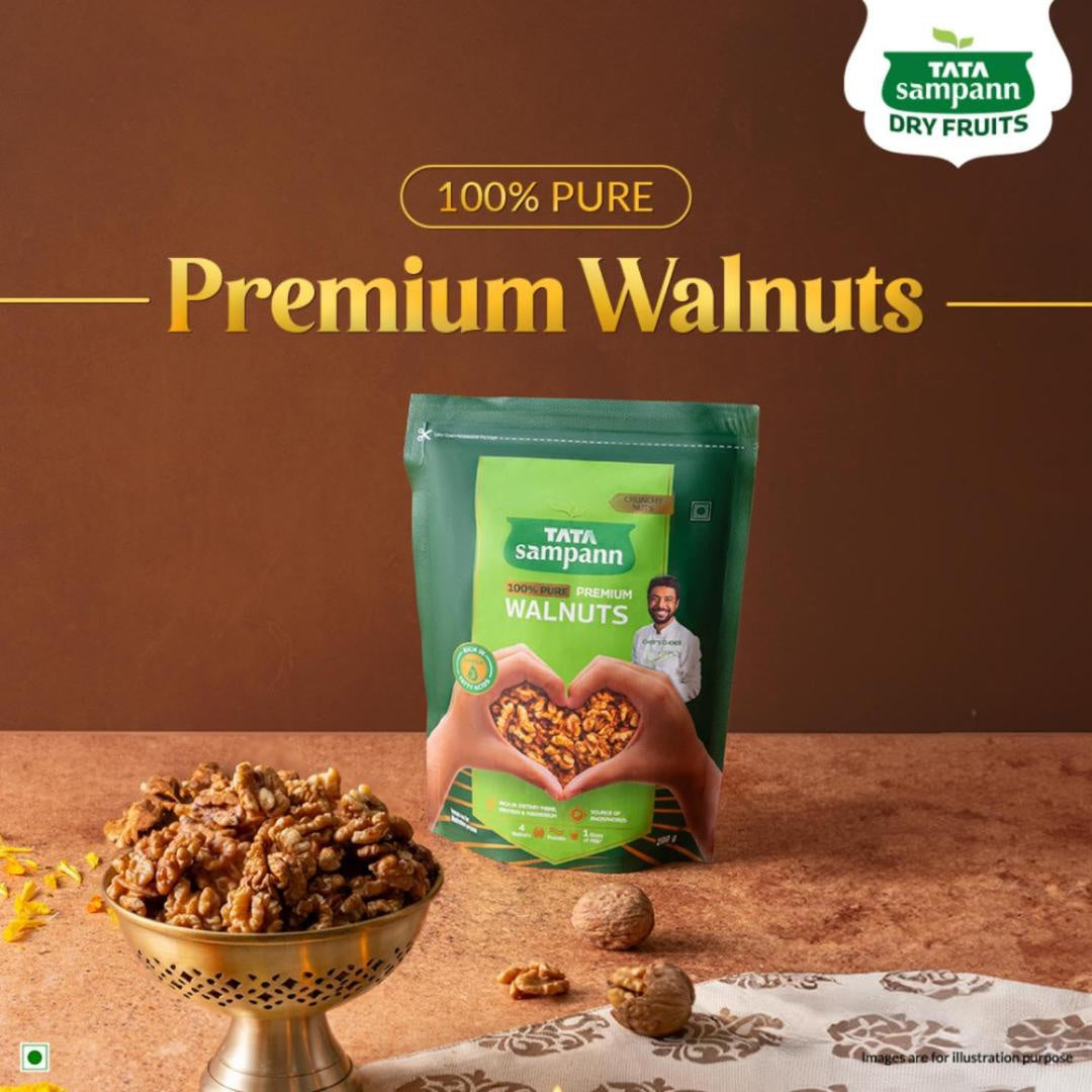 Tata Sampann 100% Pure Premium Walnuts : 200 g