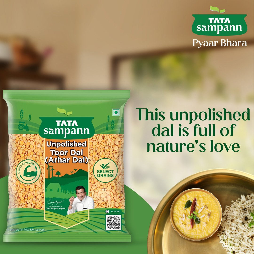 Tata Sampann Unpolished Toor Dal/Toor Dal : 5 kg