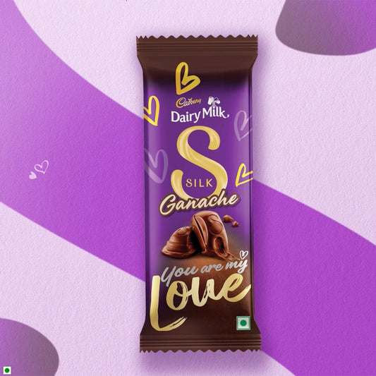 Cadbury Dairy Milk Silk Ganache Flavoured Chocolate Bar : 146 g
