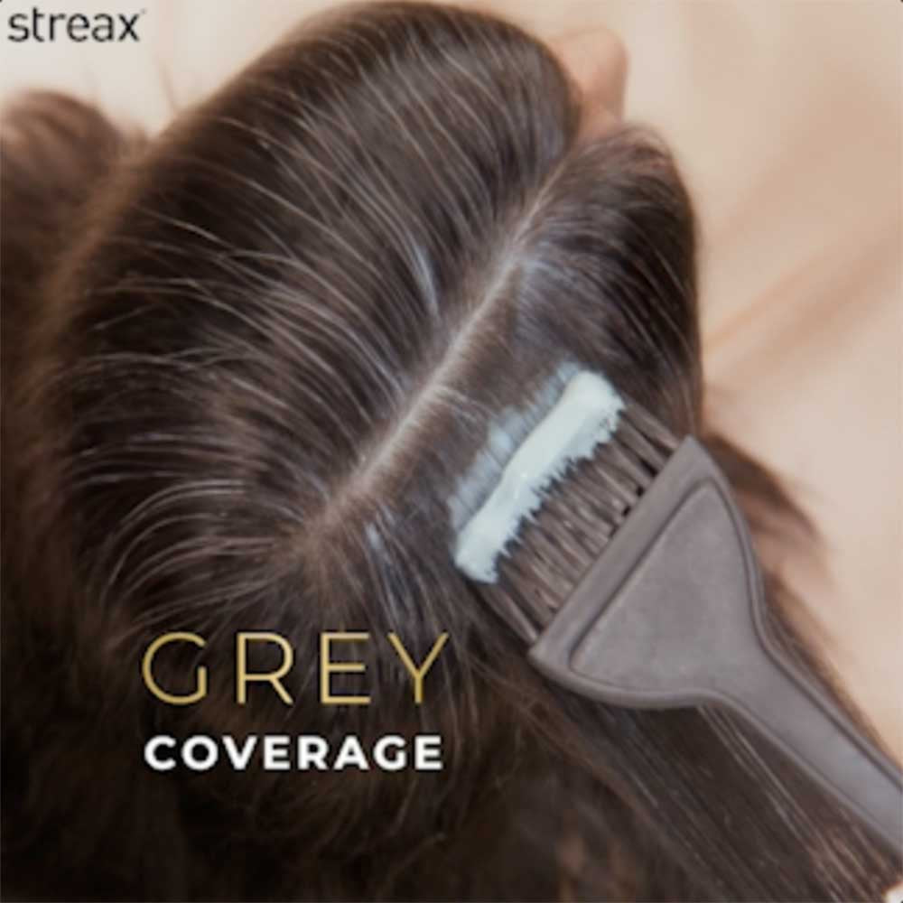 Streax Gel Hair Colour for Women (Dark Brown) : 150 ml