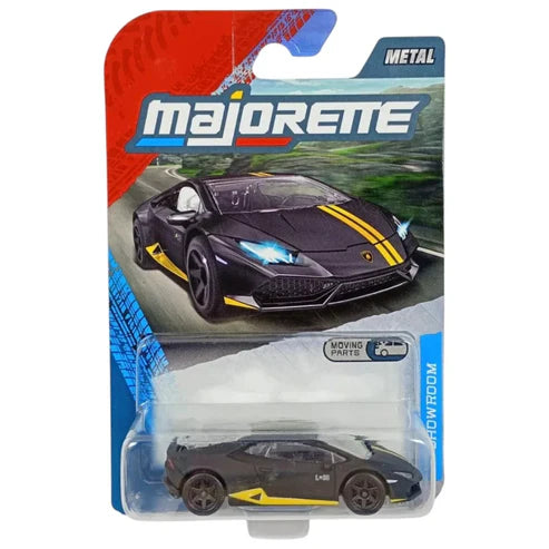 Lamborghini Huracán Avio (Matte Black) – Majorette Showroom Moving Parts Edition