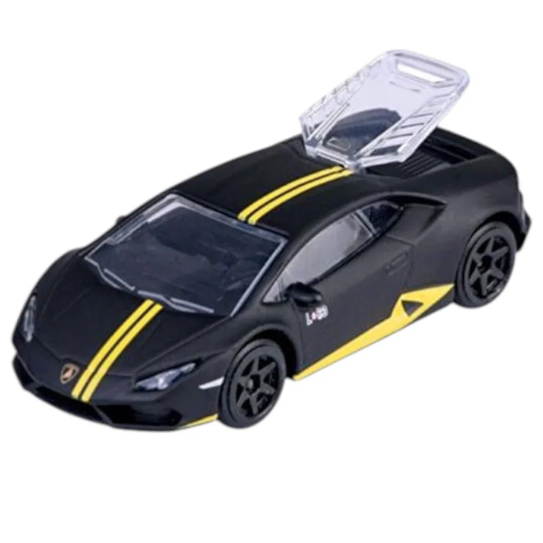 Lamborghini Huracán Avio (Matte Black) – Majorette Showroom Moving Parts Edition