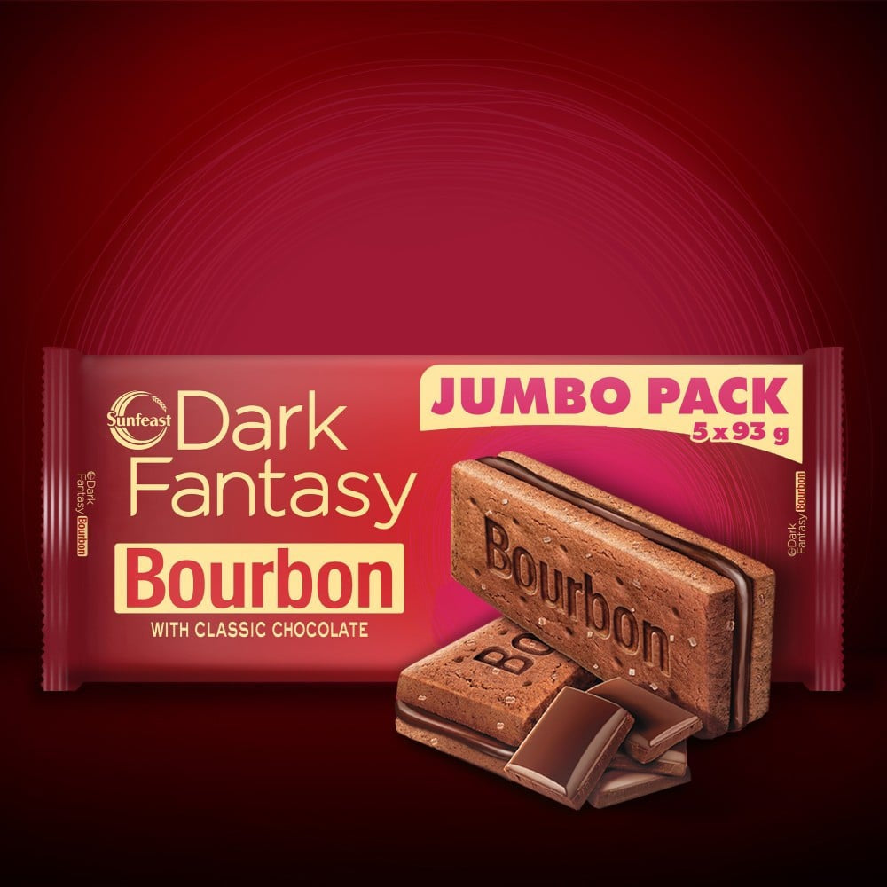 Sunfeast Dark Fantasy Bourbon Biscuits : 465 g
