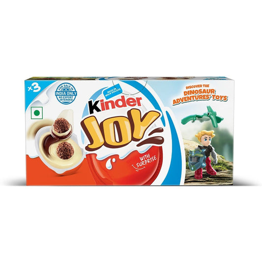 Kinder Joy Shaped Chocolate Pack (Blue Edition) : 1 pack (3 x 20 g)