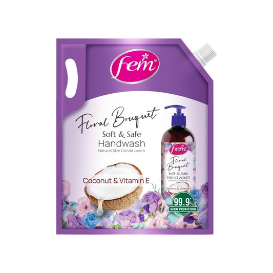 Dabur Fem Floral Bouquet Hand Wash : 1.5 ltr