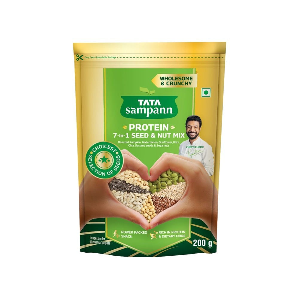 Tata Sampann Roasted Protein 7 in 1 Seed & Nut Mix : 200 g