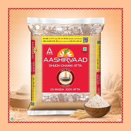 Aashirvaad Shudh Chakki Atta (100% Atta, 0% Maida) : 10 kg