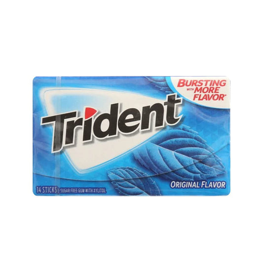 Trident Original Flavour Gum : 1 pack (14 sticks)