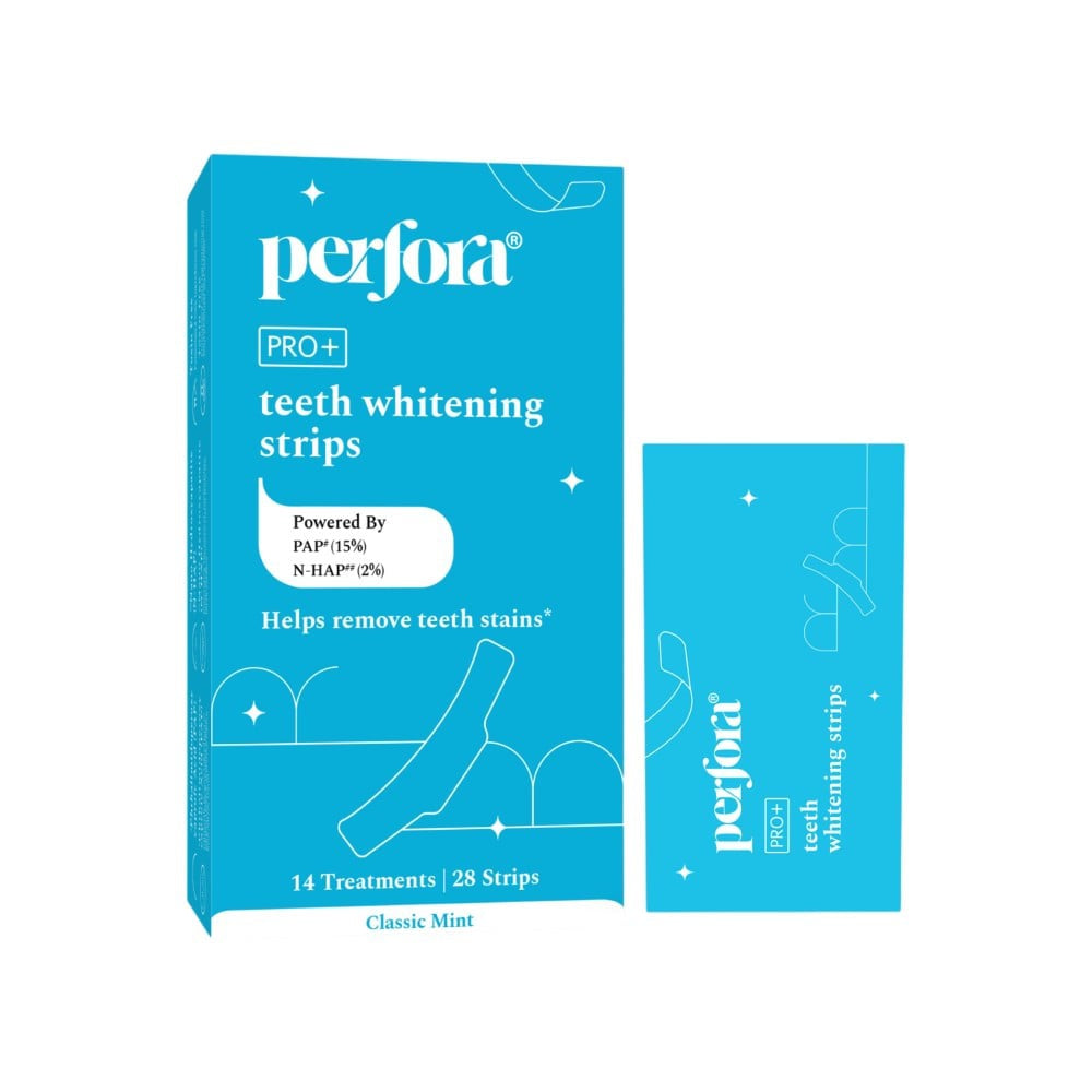 Perfora Pro+ Teeth Whitener Strips : 1 pack (28 pieces)