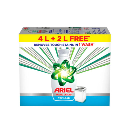 Ariel Matic Top Load Liquid Detergent with Fresh Fragrance : 6 ltr