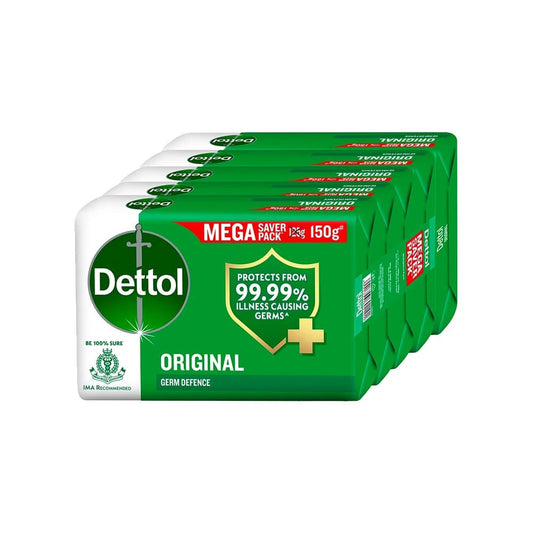 Dettol Original Soap : 5 x 150 g