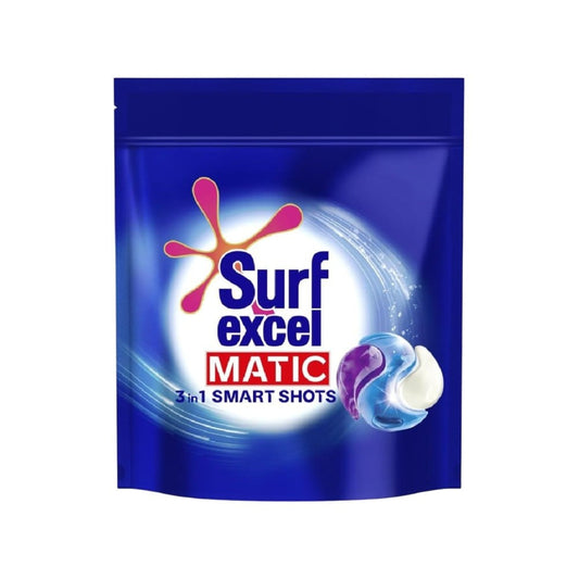 Surf Excel 3 In 1 Smart Shots Detergent Pods : 1 pack ( 26 g x 17 pieces)