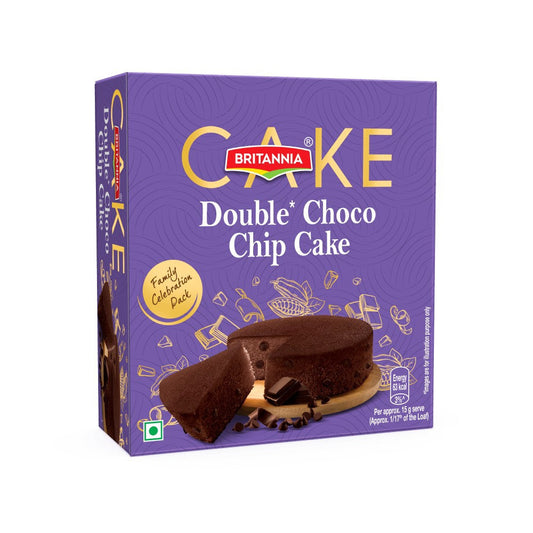 Britannia Double Choco Chip Festive Cake : 250 g