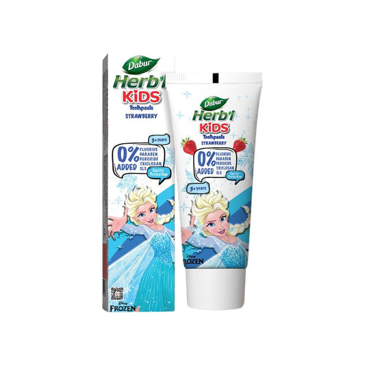 Dabur Herb'l Kids Toothpaste (Frozen, 3+ years, Strawberry Flavour) : 80 g