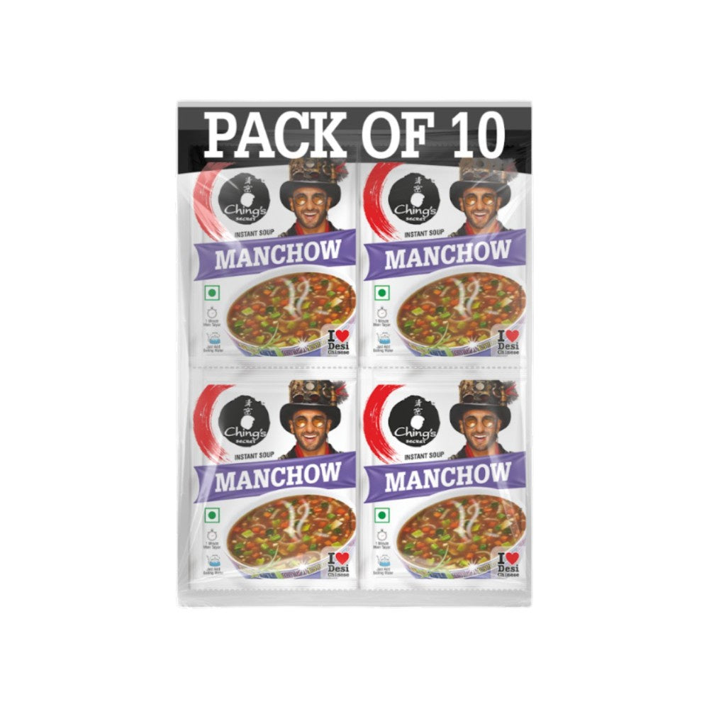 Ching's Secret Manchow Instant Soup : 10 x 12 g