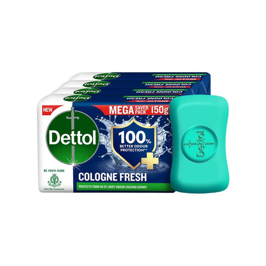 Dettol Cologne Fresh Soap : 4 X 150 g