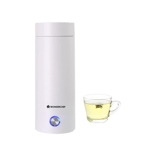 Wonderchef Crescent Travel Electric Kettle (320 W, White) : 1 unit