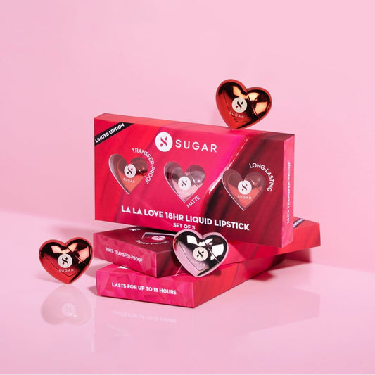 SUGAR La La Love Liquid Lipstick Set : 1 pack (3 pieces)