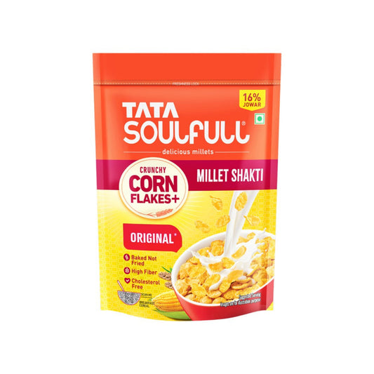 Tata Soulfull Crunchy Corn Flakes with Millet Shakti : 475 g