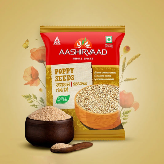 Aashirvaad Pure Whole Poppy Seeds : 50 g