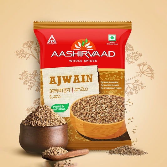 Aashirvaad Pure Whole Ajwain Seeds : 100 g
