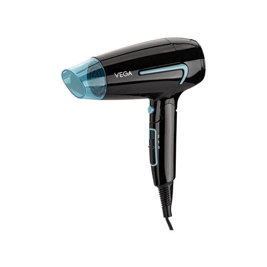 Vega U Style Foldable Hair Dryer, VHDH-24 (Black, 1600W) : 1 unit
