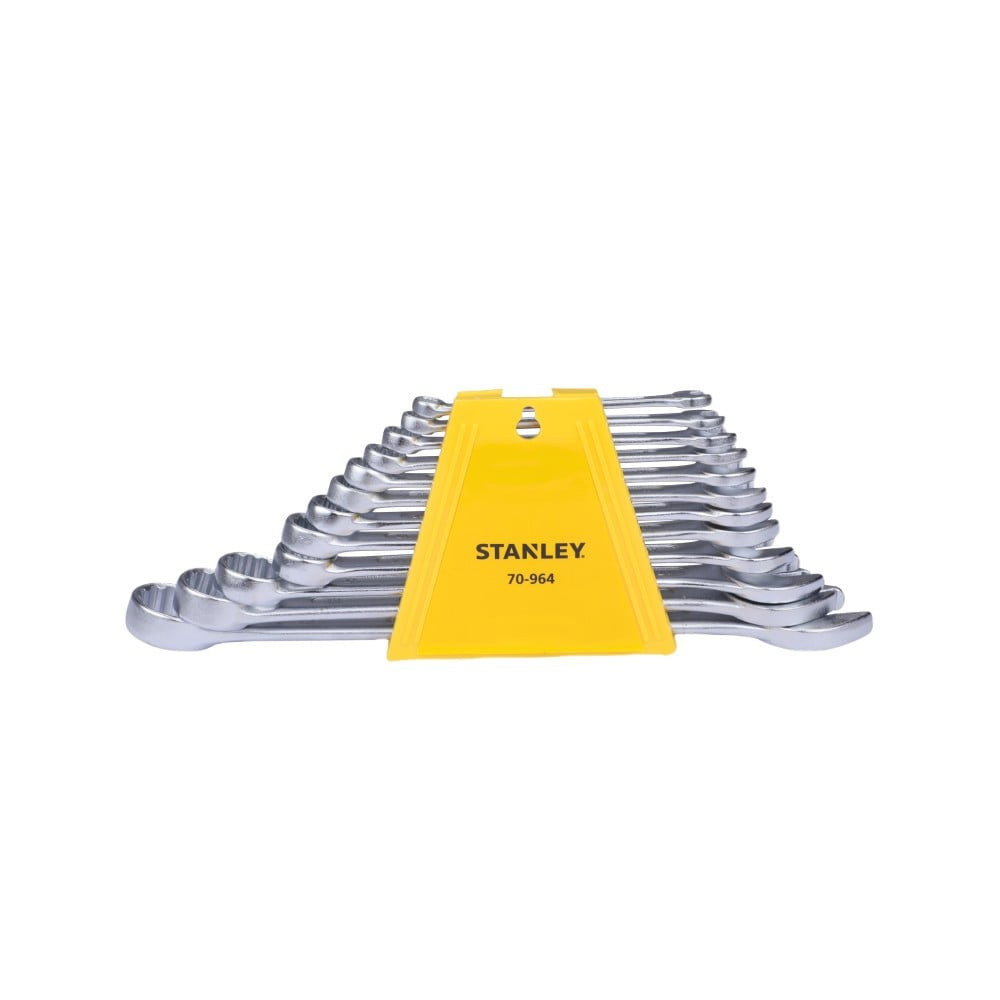 STANLEY Chrome Combination Spanner Tool Kit - 12 Pieces : 1 unit