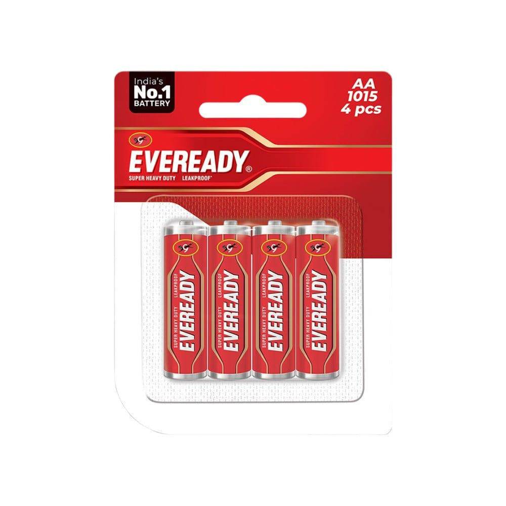 Eveready AA Carbon Zinc Battery : 4 units