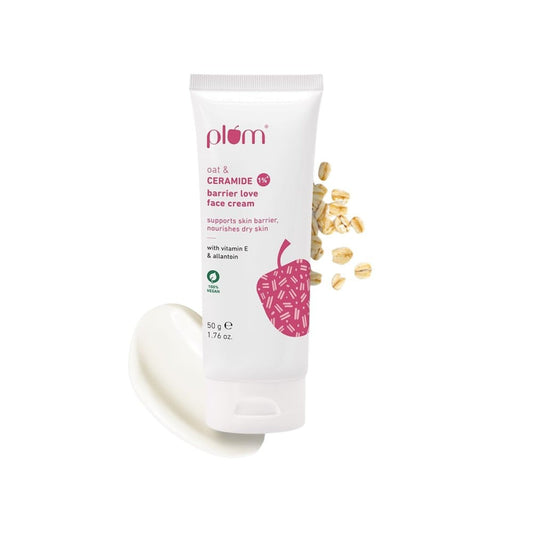 Plum Oat & Ceramide 1% Barrier Love Face Cream : 50 g