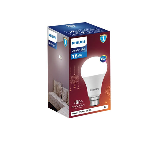 Philips Lighting AceBright 18W LED Bulb (Crystal White) : 1 unit