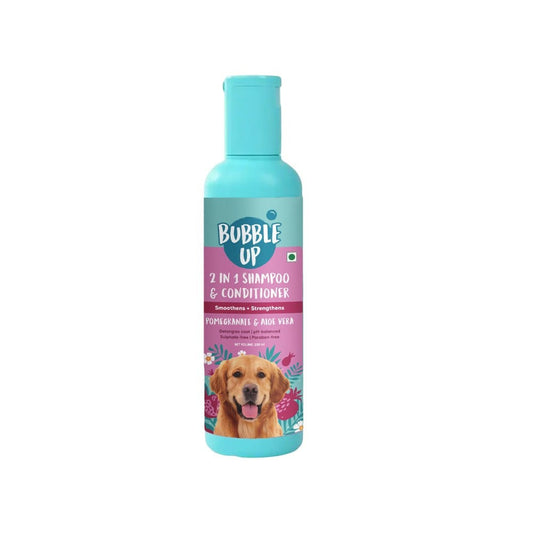 HUFT Bubble Up Long & Lush Dog Shampoo (Pomegranate & Alovera) : 200 ml