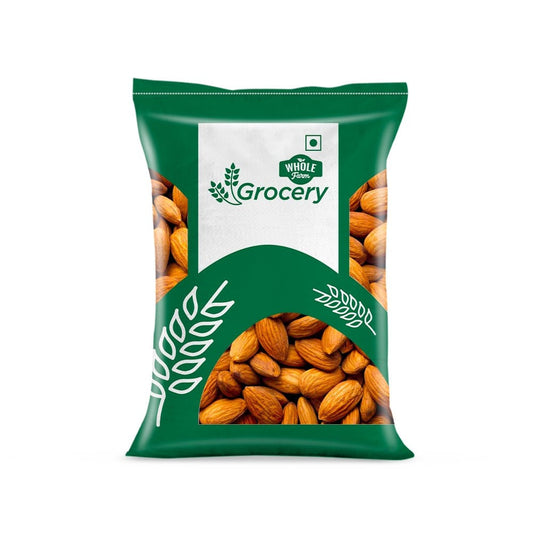 Whole Farm Grocery Almonds (Hara Badam) : 500 g
